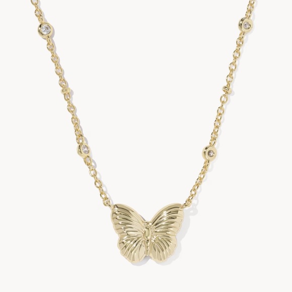 NWT Kendra Scott Cailey Butterfly Pendant Necklace - Picture 2 of 6